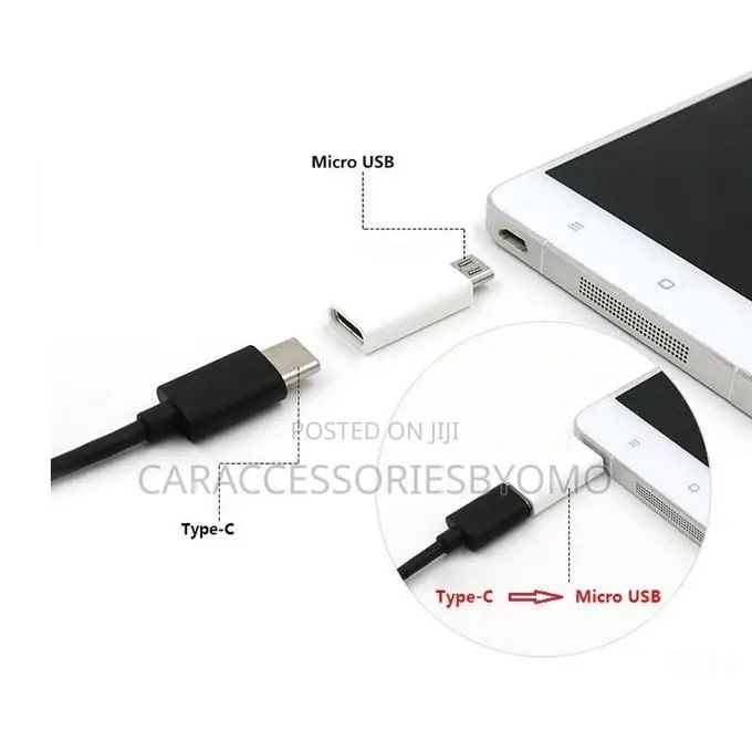 USB-C Type-C to Micro USB B 3.0 Data Charging Cable Adapter