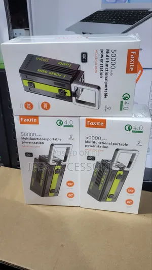 100W 50000mah Power Bank for Phones/ Laptops/ Tablets