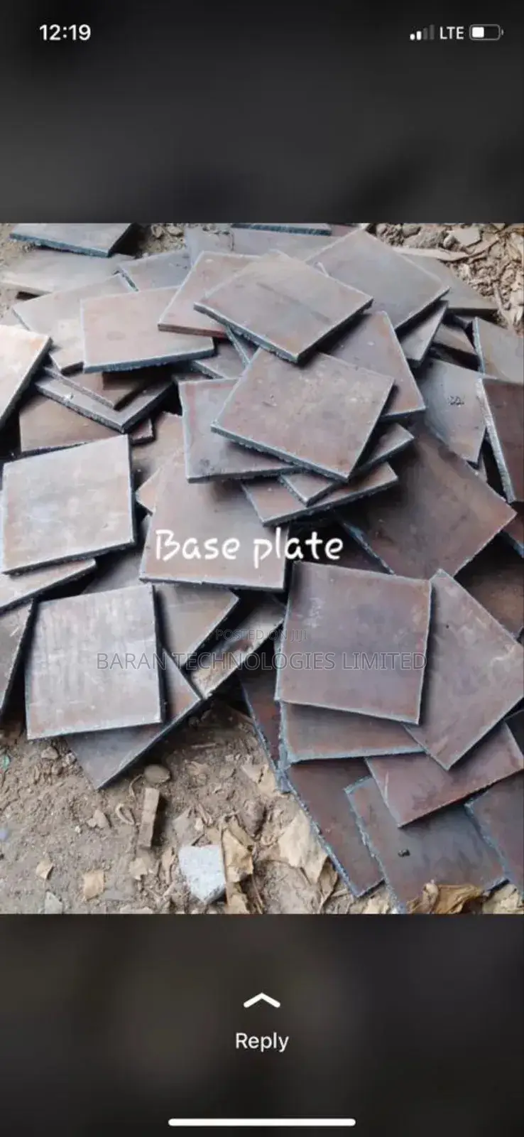 Base Plates And Foundation Bolts