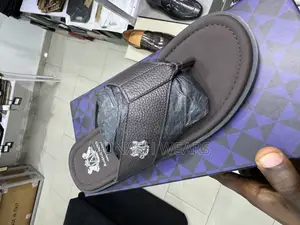 Italian Angello Ruffo Leather Slipers 40-46