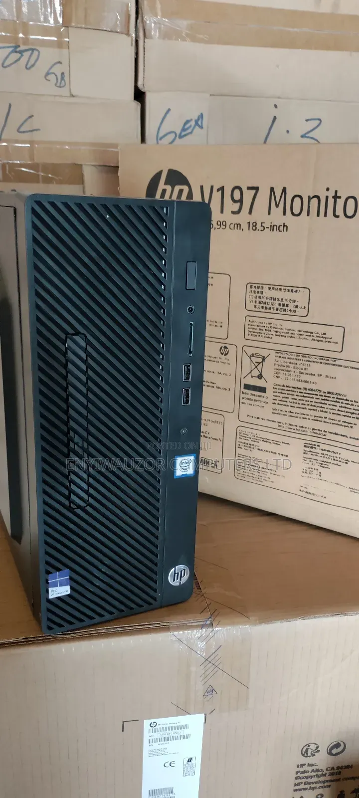 New Desktop Computer HP 290 G4 8GB Intel Core I5 SSD 256GB