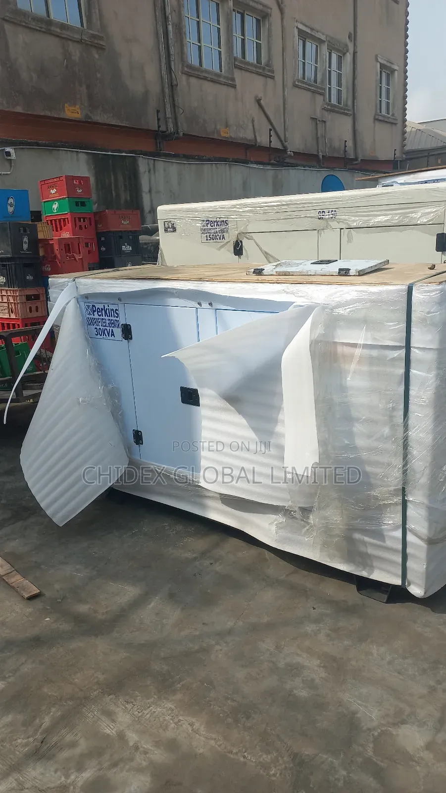 30KVA Perkins Soundproof Diesel Generator 100% Copper Coil