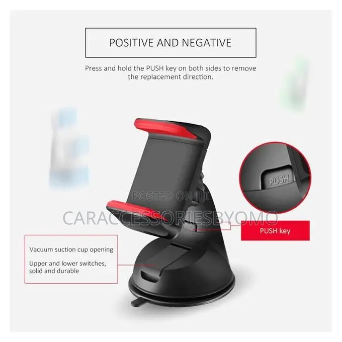 Car Phone Holder Windshield Mount Stand