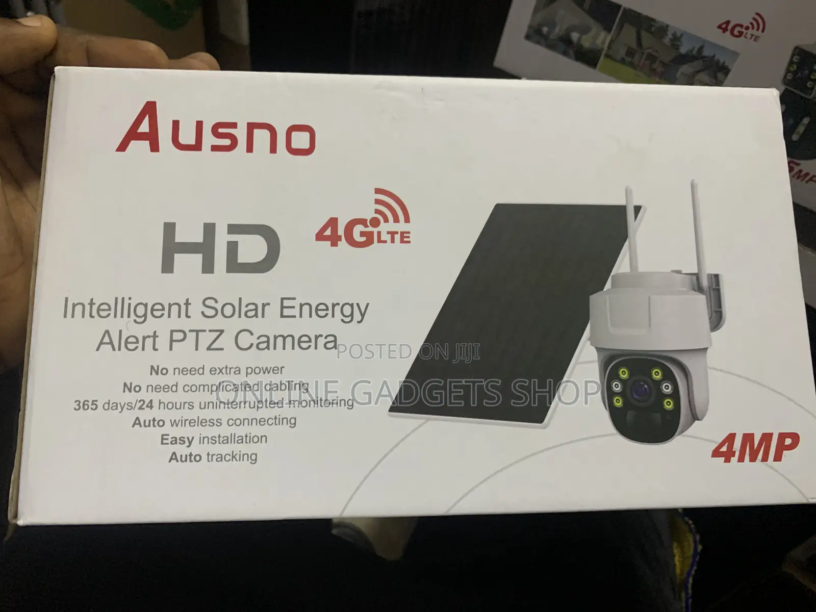Ausno PTZ U-Box CCTV Solar Camera