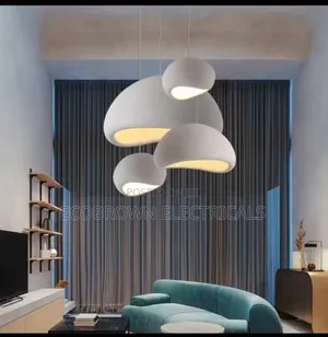Nordic Single Wabi Sabi Chandelier Living Room,300mm