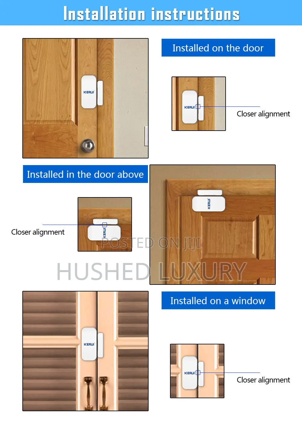 KERUI D025 Window Door Magnet Sensor Detector