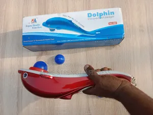 Dolphin Hand-Held Massager With Interchangeable Mouths