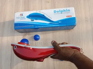 Dolphin Hand-Held Massager With Interchangeable Mouths