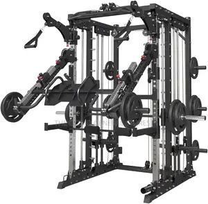 Multi-Functional Smith Machine + Cable Crossover + Chest