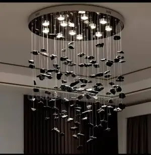 Black Stone Luxury Drop Light Available as You Seen.