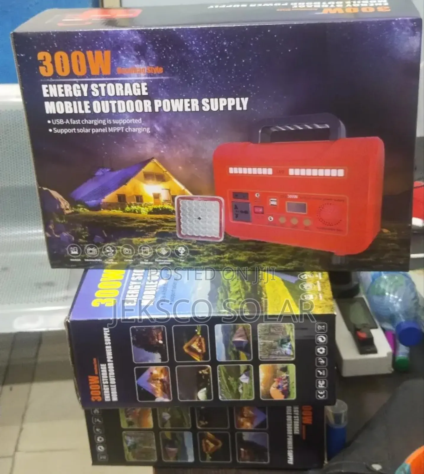 300 Watts Solar Generator, Energy Storage.
