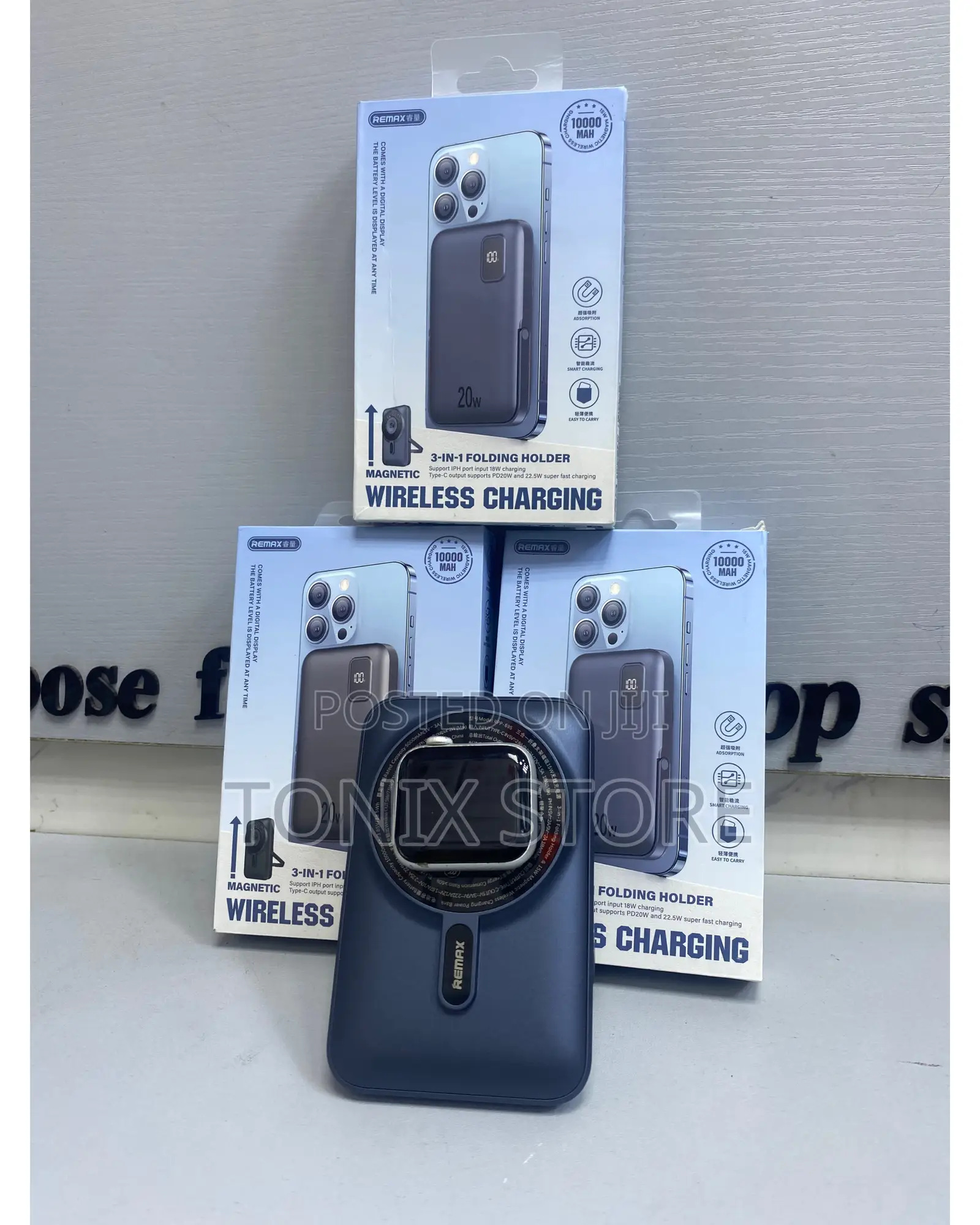 3in1 Magsafe Powerbank With Stand