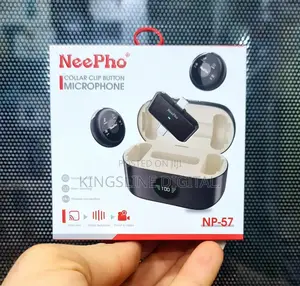 Photo - Neepho Collar Clip Button Wireless Microphone
