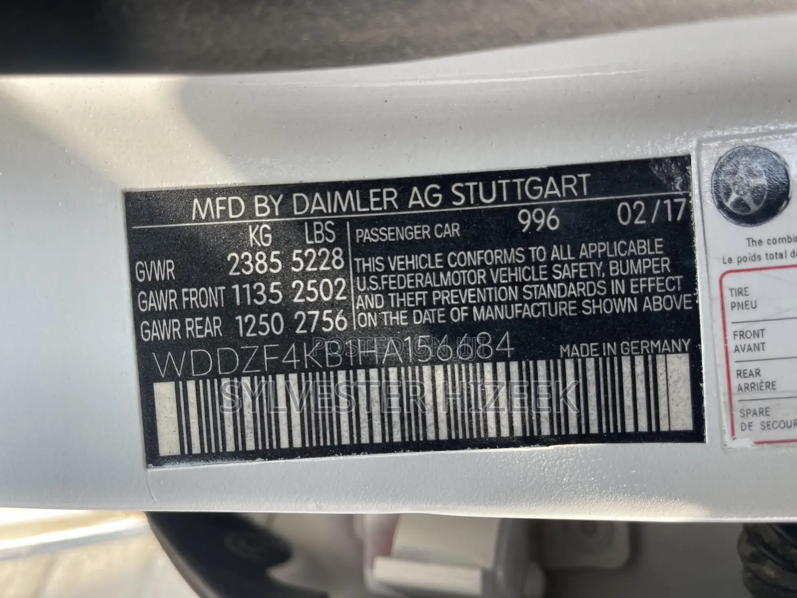 Mercedes-Benz E300 2017 White