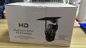 Dual Lens 4g 6mp Ubox Solar PTZ Camera
