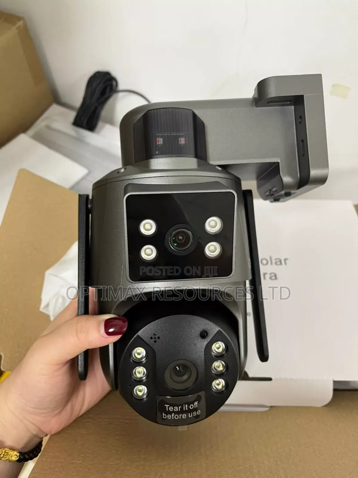 Dual Lens 4g 6mp Ubox Solar PTZ Camera