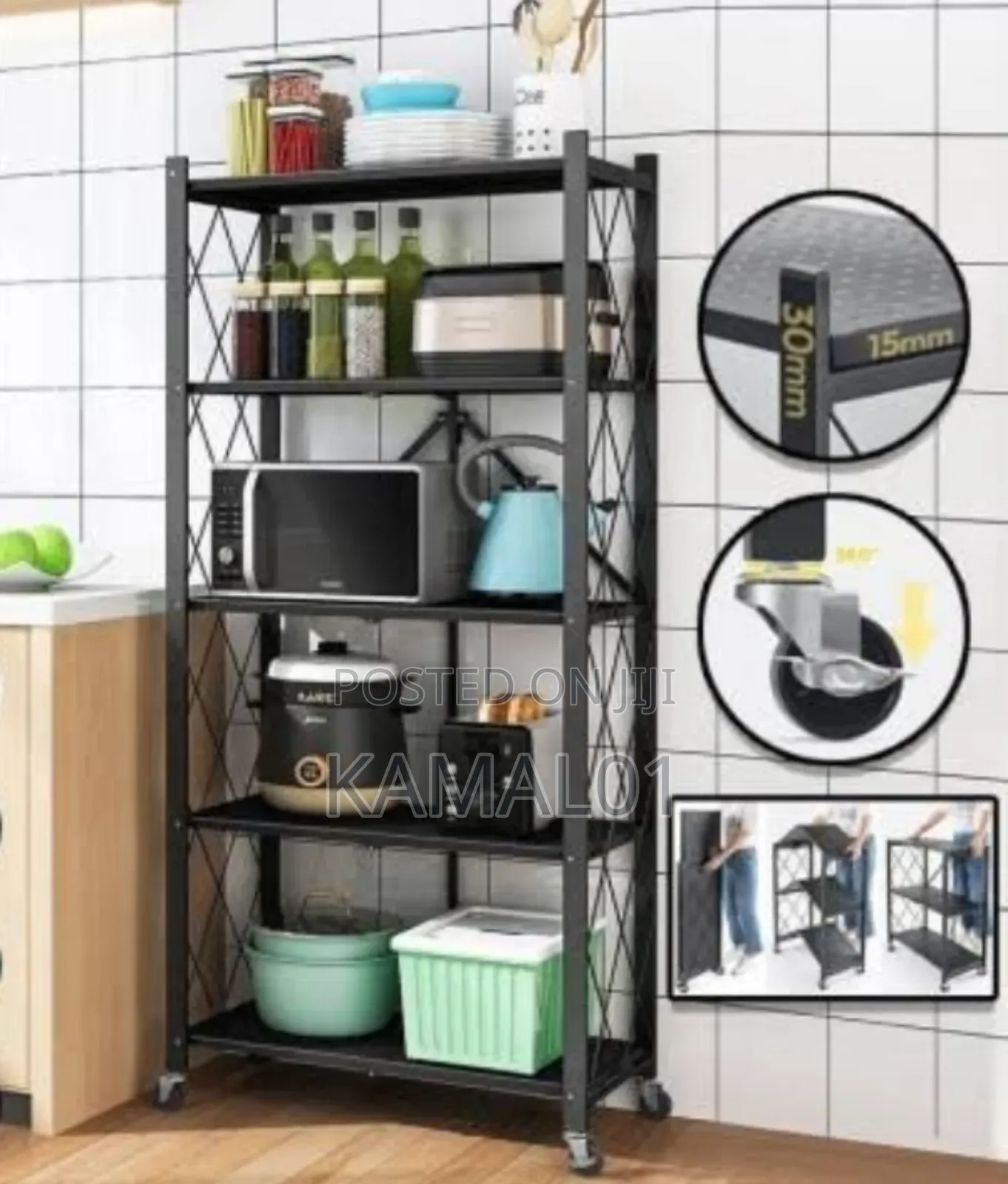 Kitchen 5 Layers Kitchen Shelves