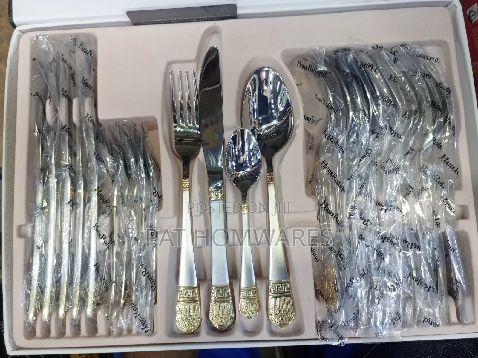 Gold Spoon by 24 Pieces