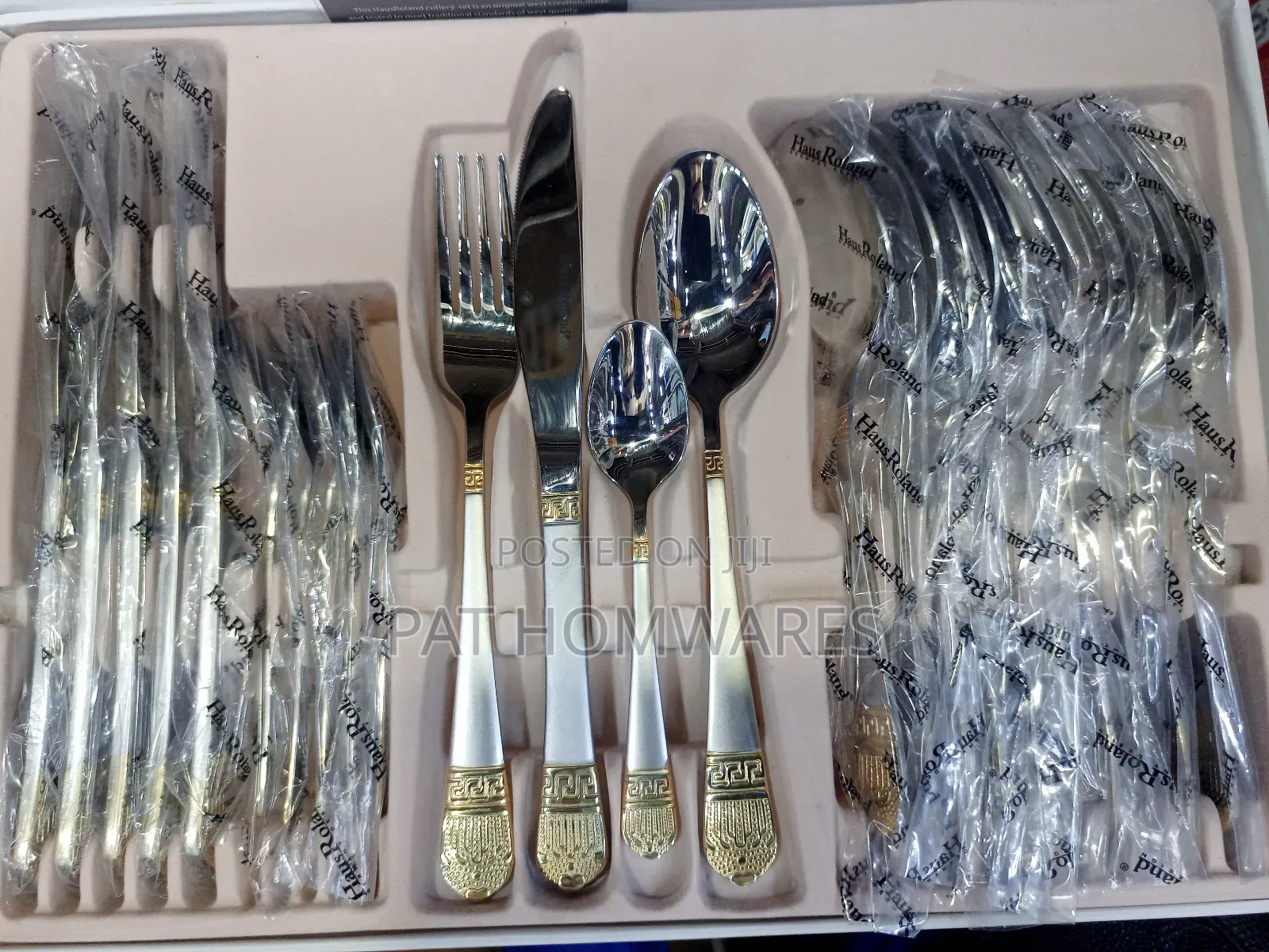 Gold Spoon by 24 Pieces