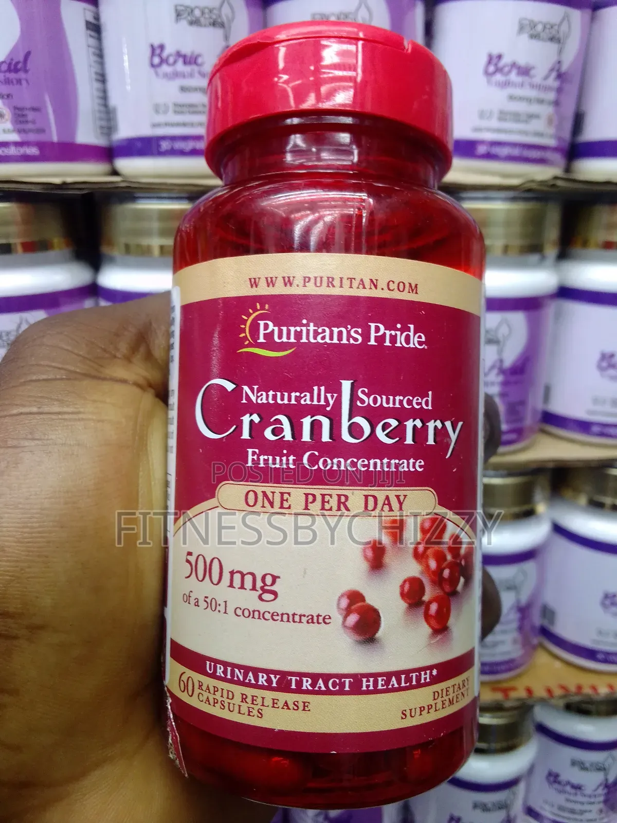 Puritan's Pride Cranberry 500mg X 60 Capsules