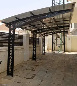 Laser Carport Stand for Two Cars
