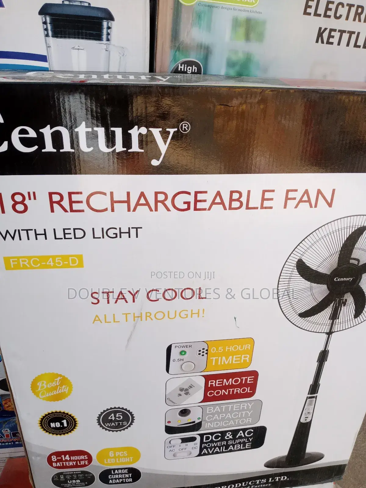 Century Rechargeable Fan