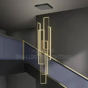 Modern LED Staircase Chandelier