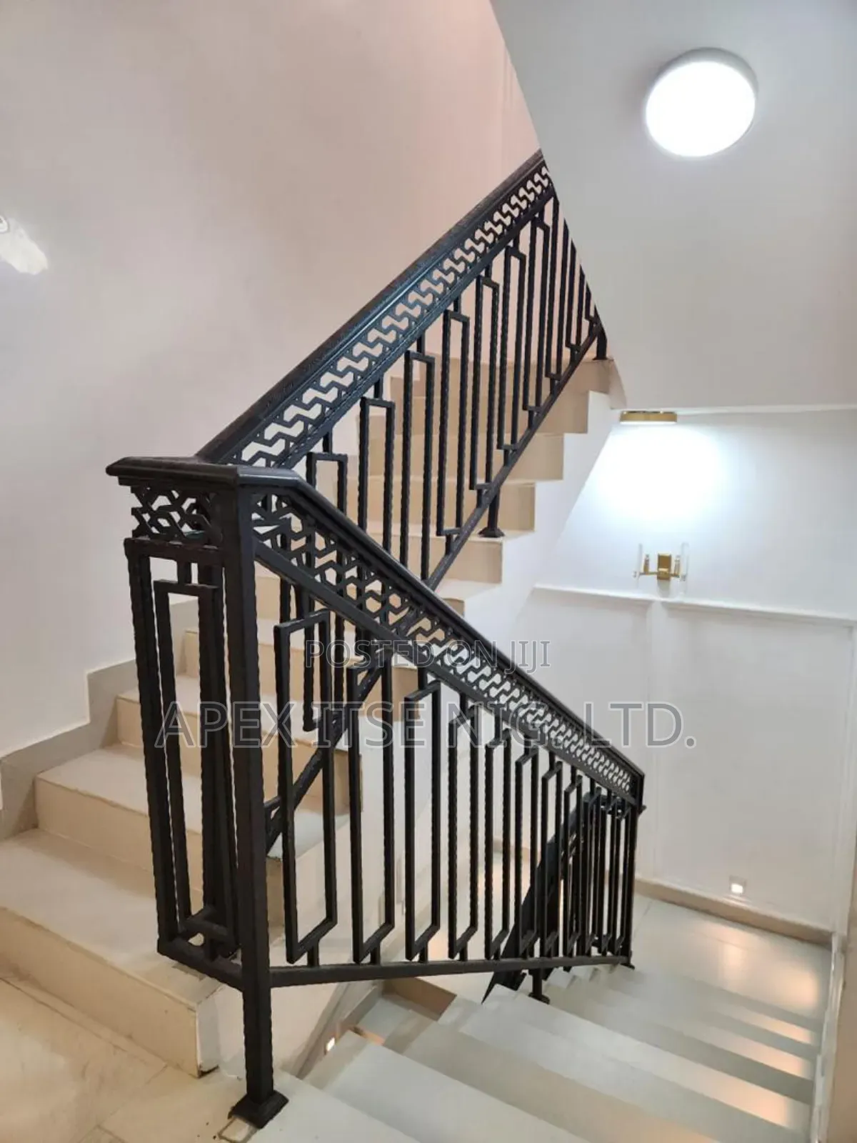 Metal Wrought Iron Staircase