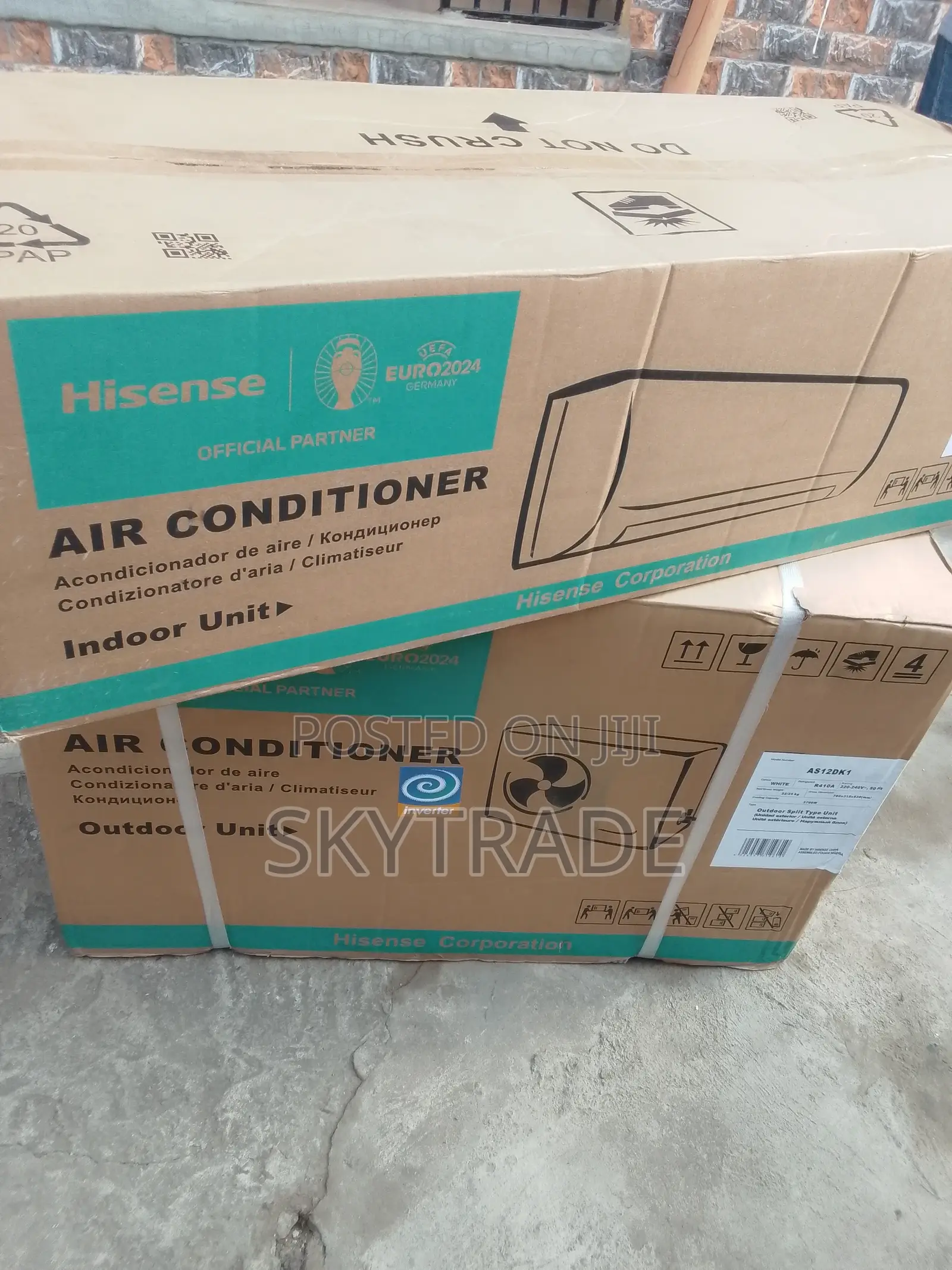 White Inverter 1.5hp Split AC (Hisense) As12dk1
