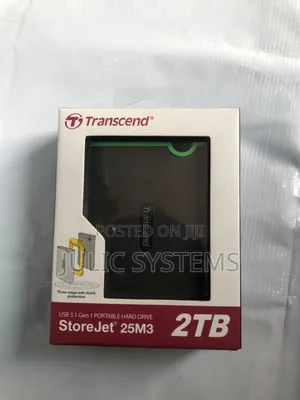 Transcend 2tb USB 3.1 Storejet 25m3 Portable Hard Drive