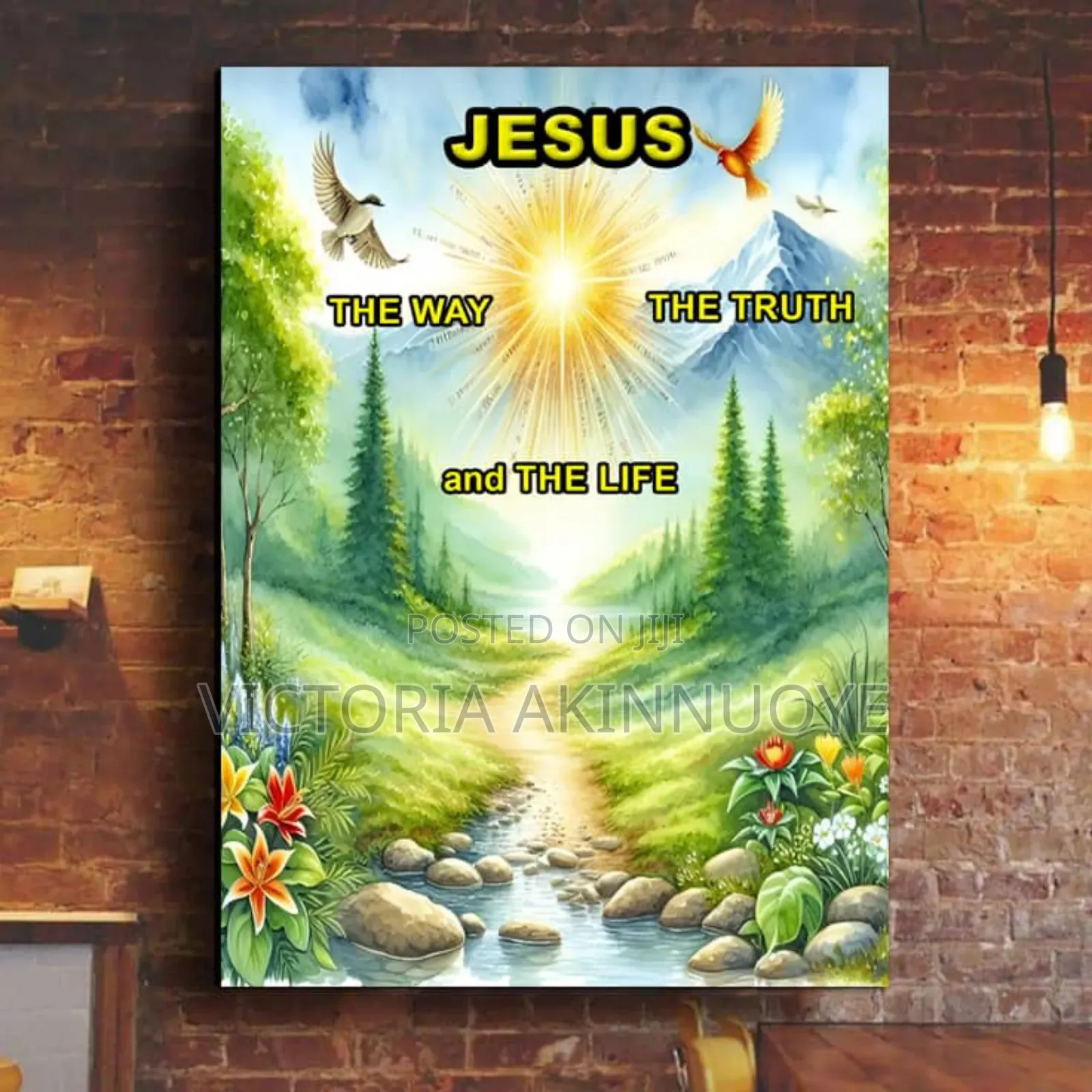 Christian Design Canvas Frame