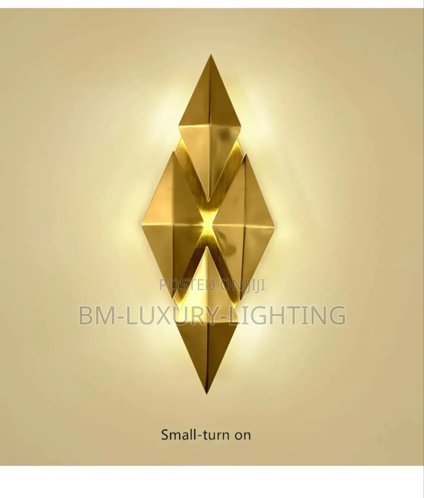 Diamond Gold Wall Lamp