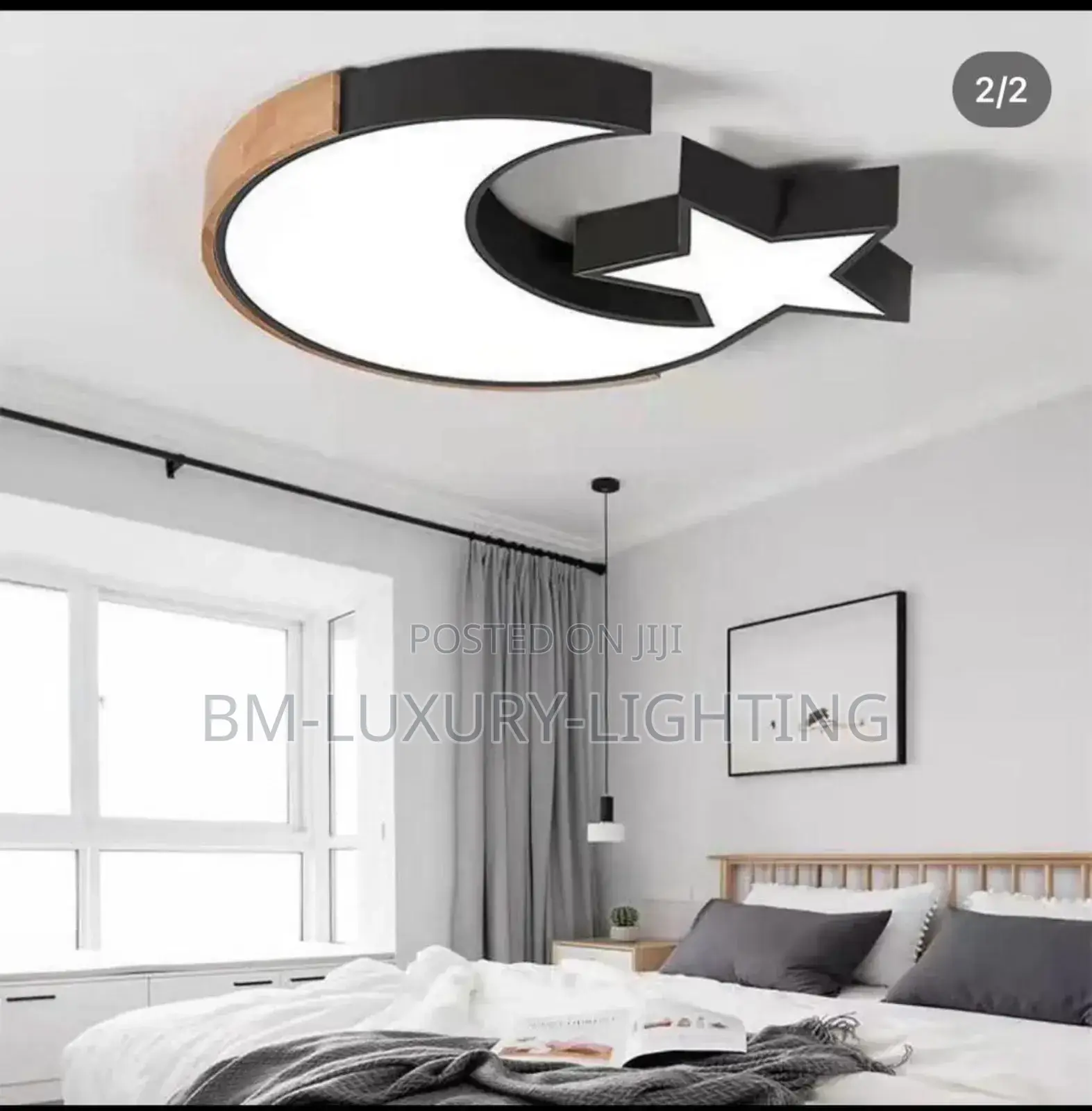 LED Star Ceiling Flush Chandelier