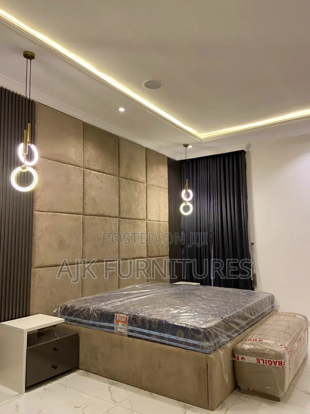Executive Full Padded King Bedframe