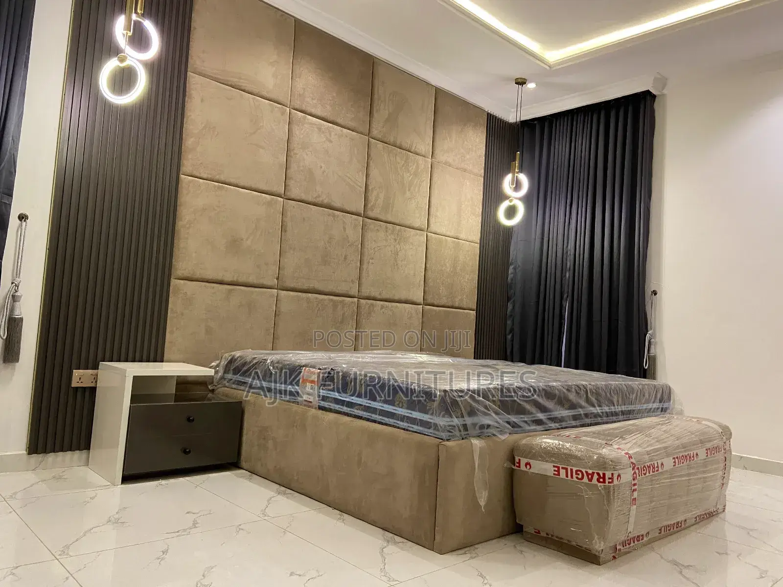 Executive Full Padded King Bedframe