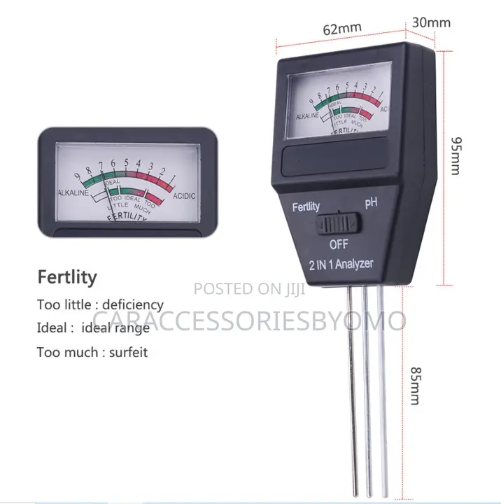 Three Probe Digital PH Meter