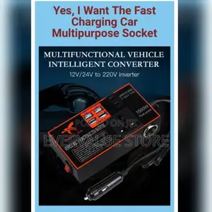 Multifunctional Fast Charging Car Multipurpose Socket
