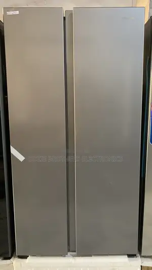 Hisense 508liters Side by Side Refrigerator(Silver Color)