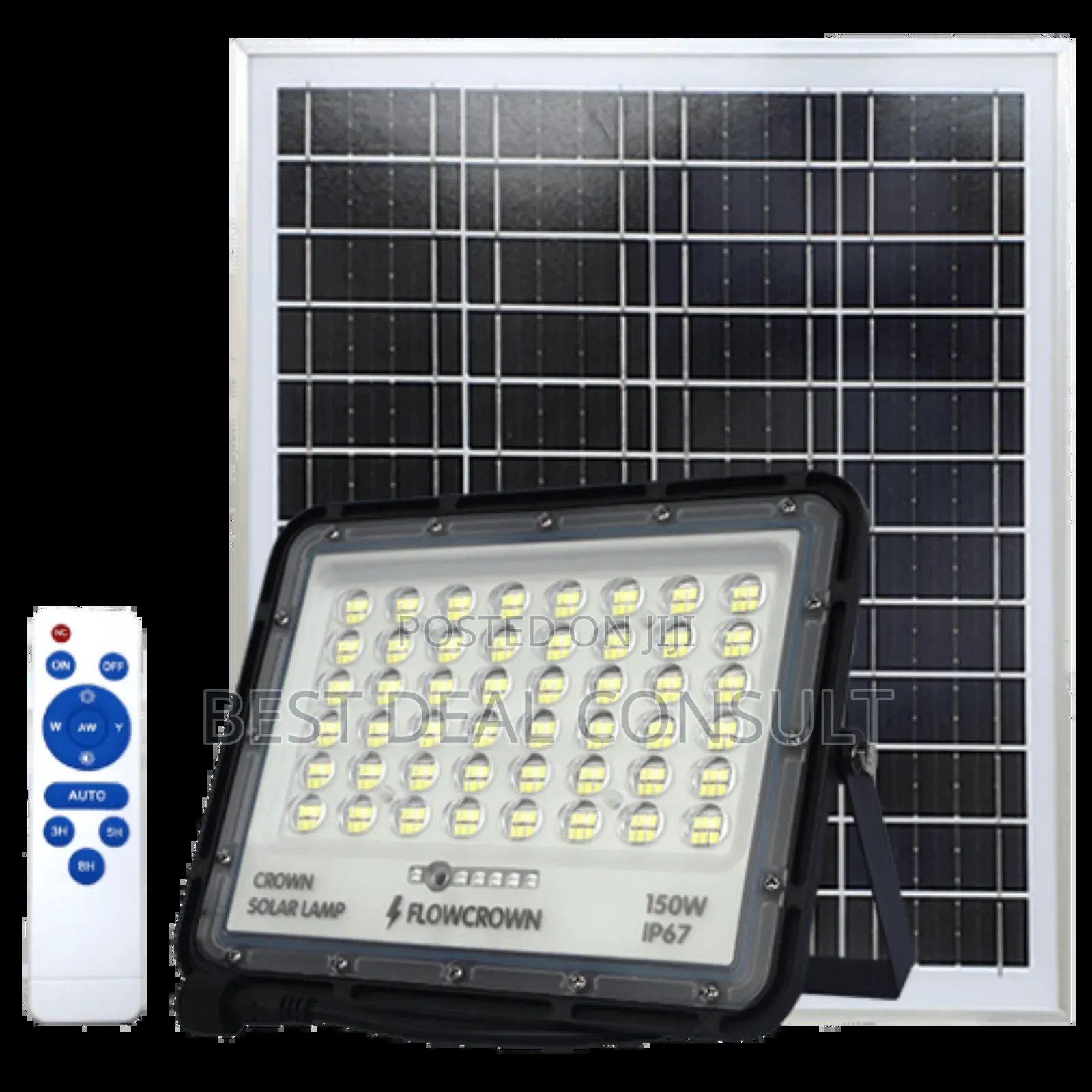 Big Panel Solar Flood Light
