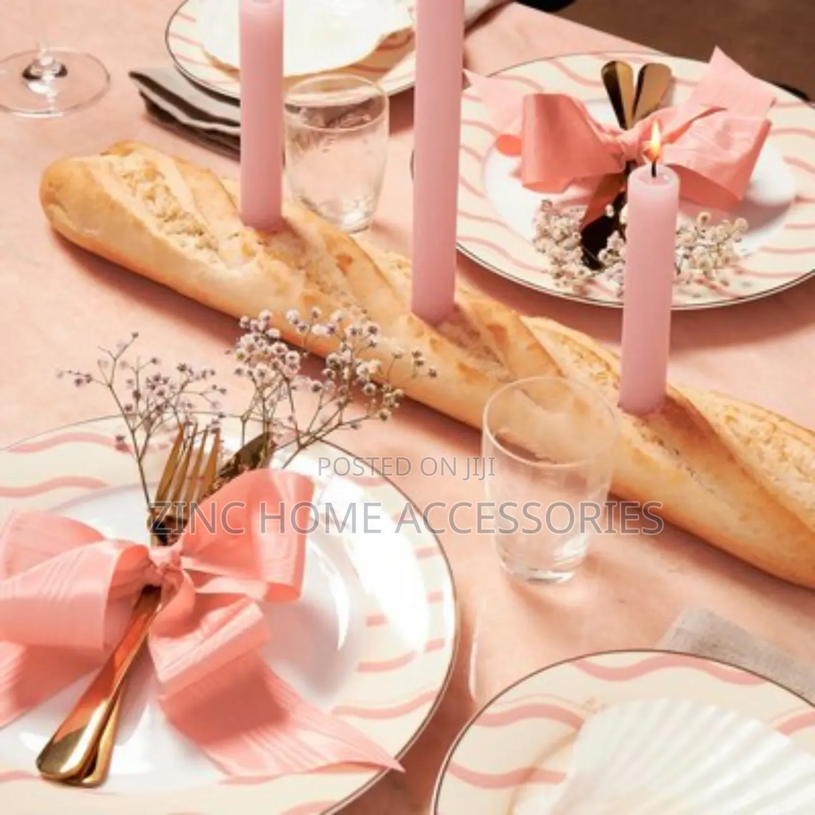 Sabichi 12pc Poodle Blonde Bellisima Dinner Set