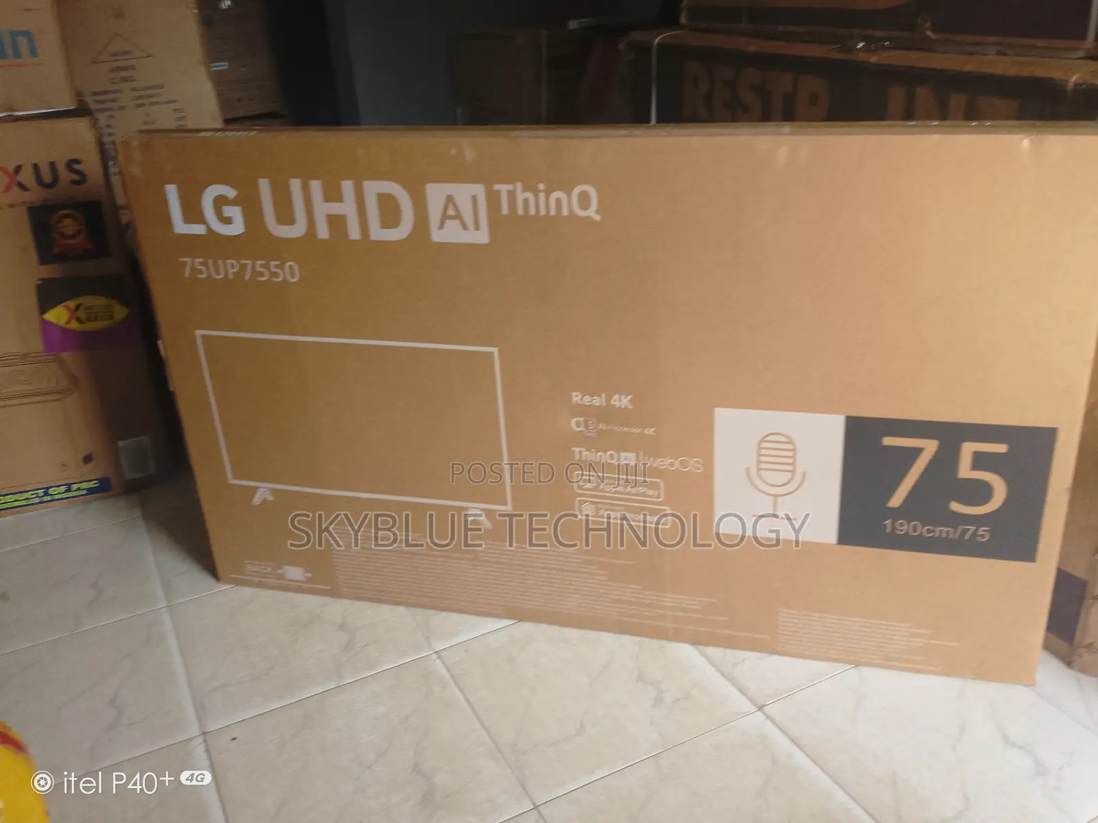Affordable 75inches (75uq70) Real 4K Smart TV LG
