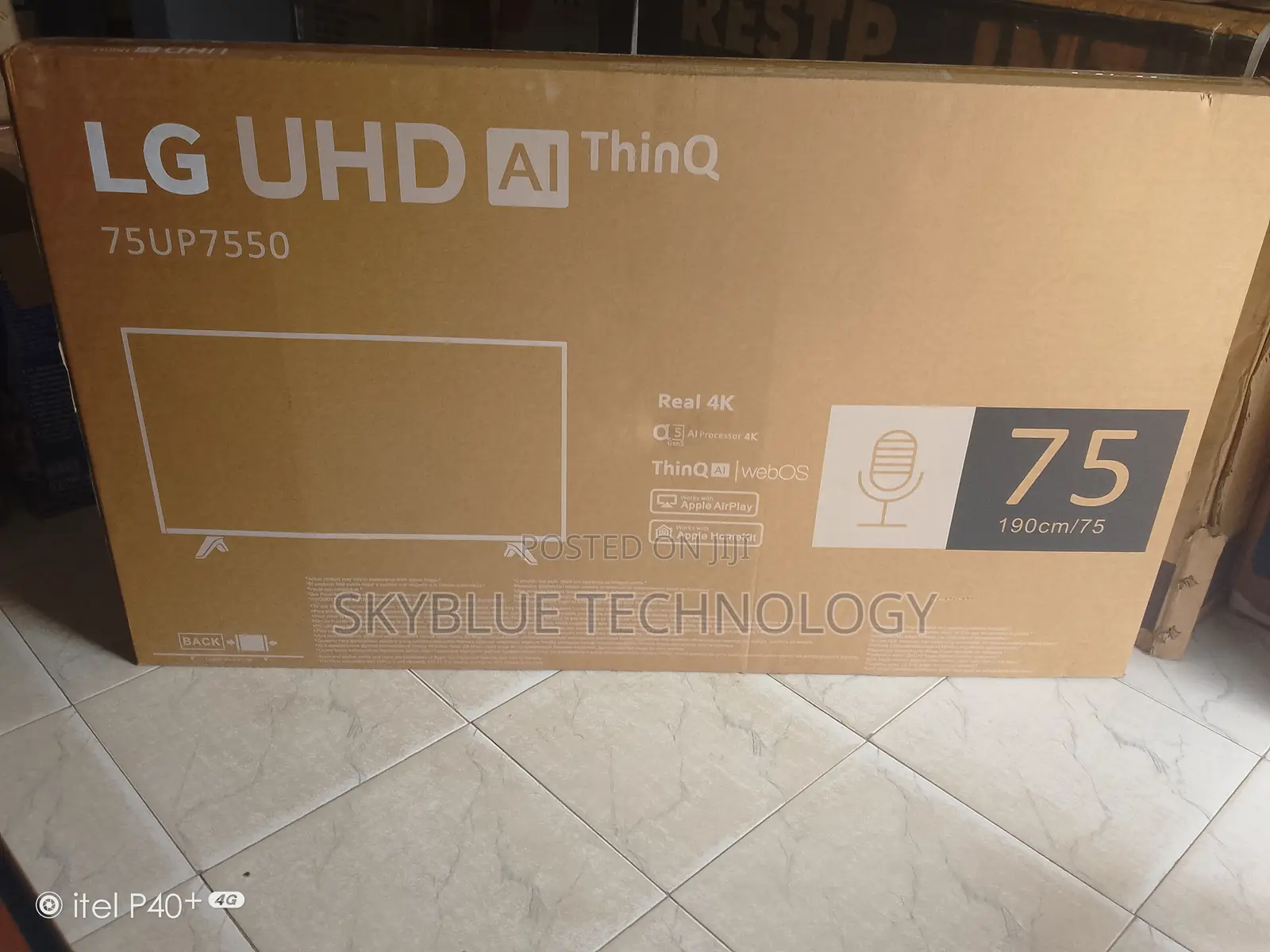 Affordable 75inches (75uq70) Real 4K Smart TV LG