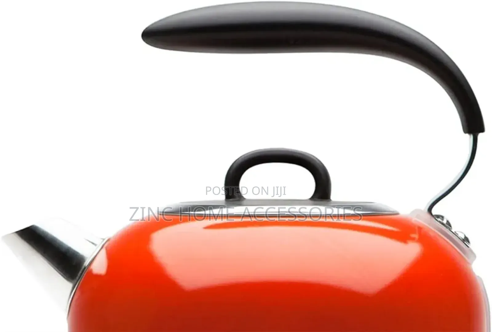 Haden Jersey Electric Kettle - Red and Orange Marmalade