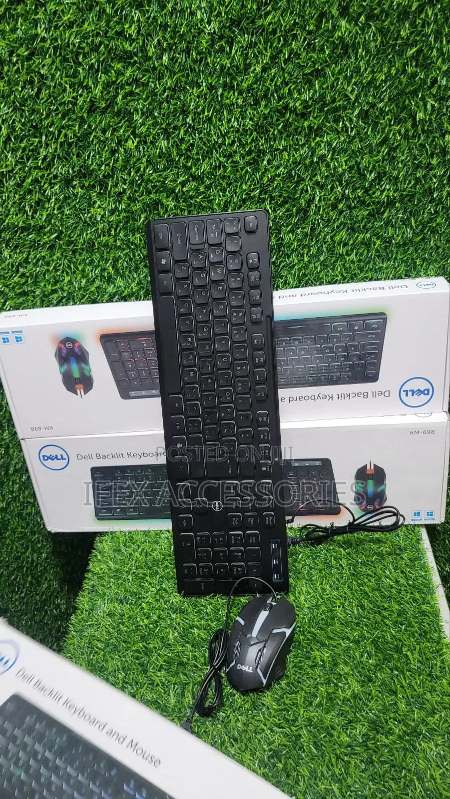 Dell Backlit Keyboard and Mouse
