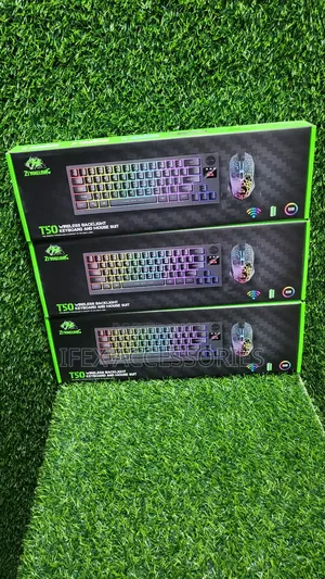 T50 Wireless Backlight Keyboard and House Suit