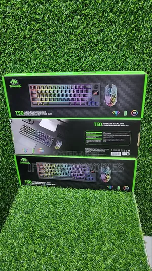 T50 Wireless Backlight Keyboard and House Suit