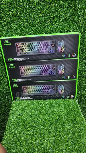 T50 Wireless Backlight Keyboard and House Suit