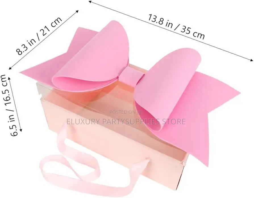 Bow Transparent Gift Box