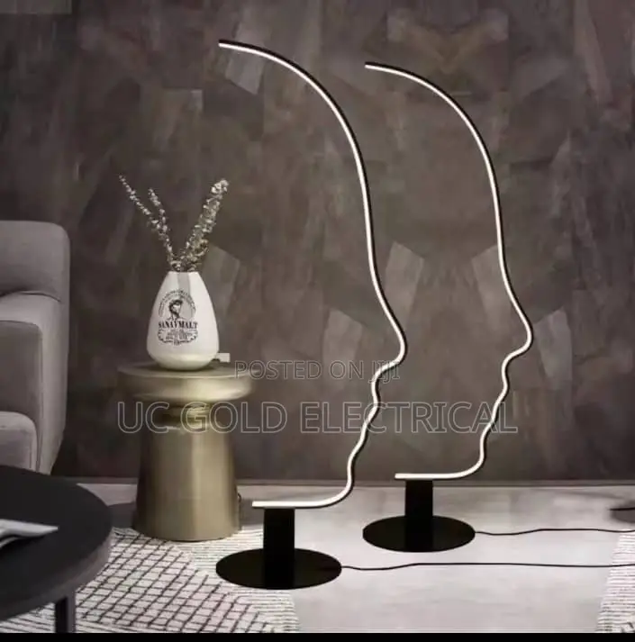 Nordic Human Face Led Floor Lamp