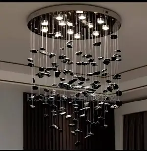 Luxury Stone Crystal Chandelier